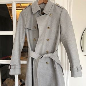 Wool cashmere peacoat
